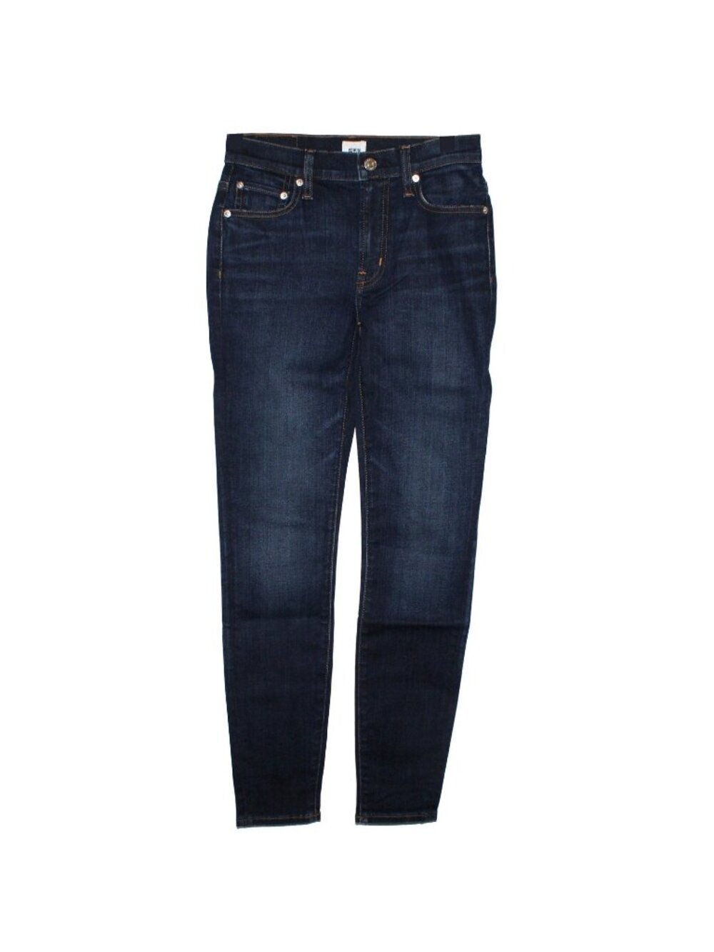Edwin Pixie Denim Jean 9" Mid Rise Ankle Skinny Dark Blue Size 24